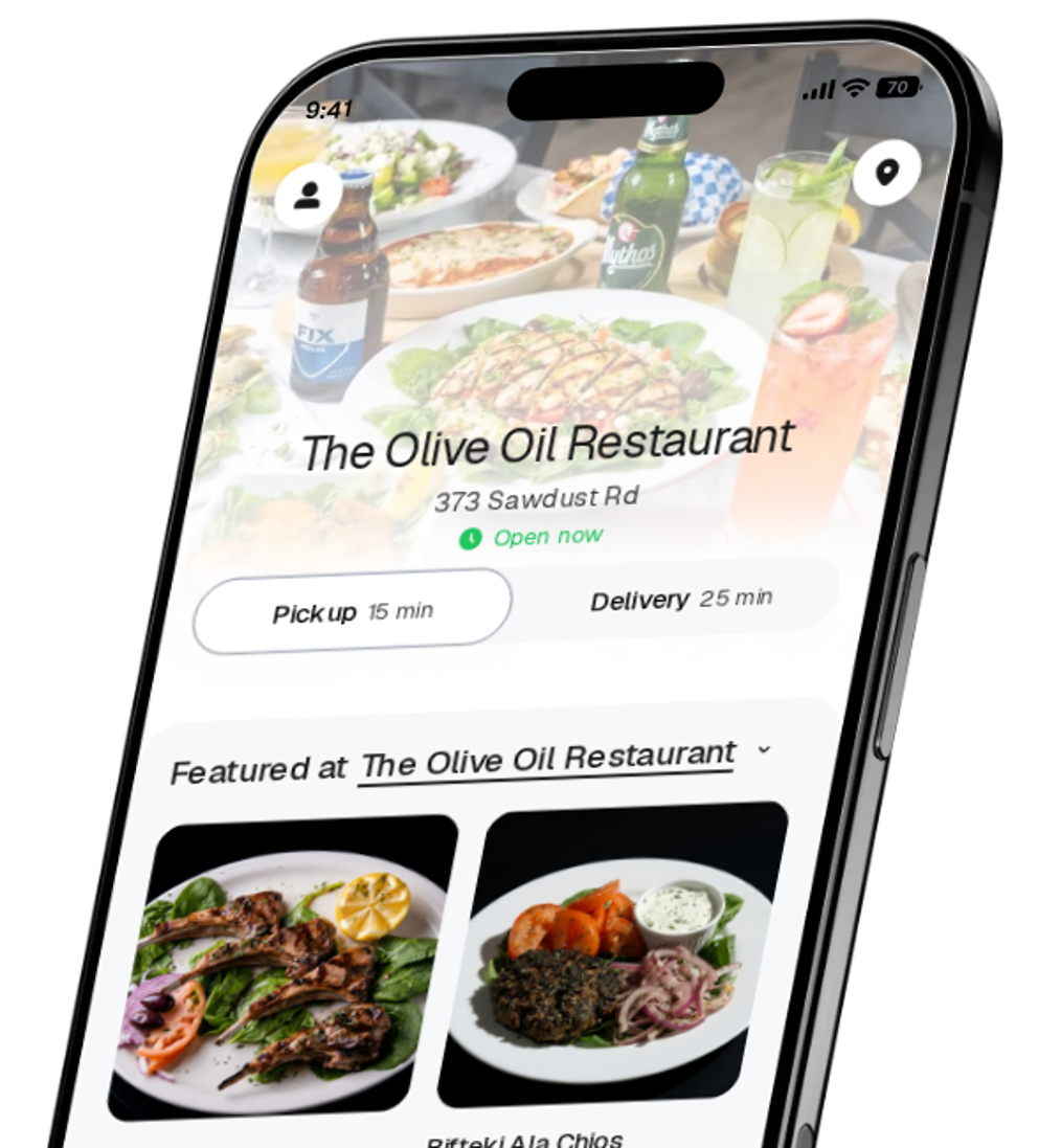The Olive Oil Restaurant app preview