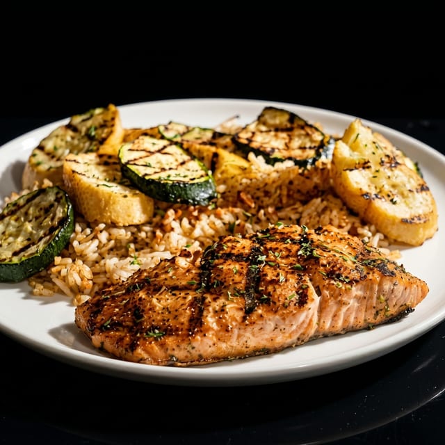 Grilled Snapper Fillet.