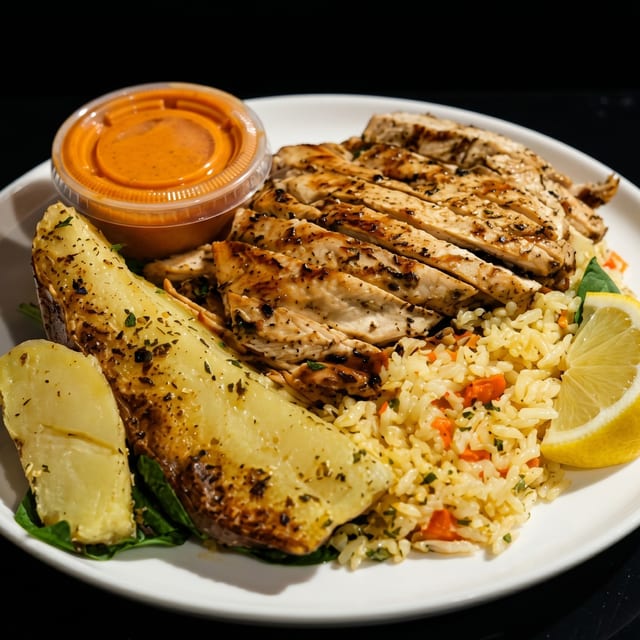 Char-Grilled Chicken.