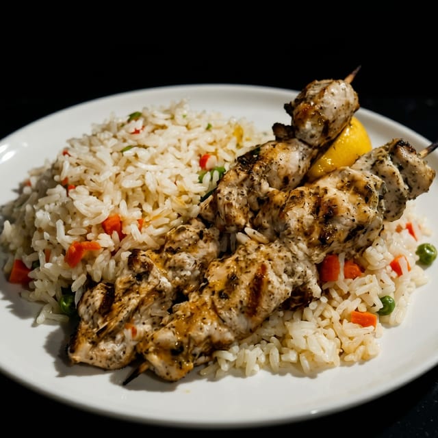 Chicken Souvlaki.