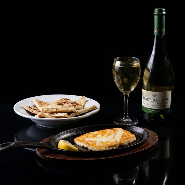 Saganaki.