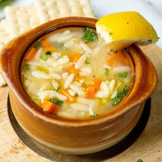 Chicken Orzo & Vegetable Soup