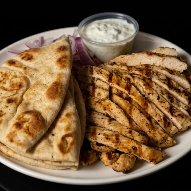 Chicken Gyro Plate.