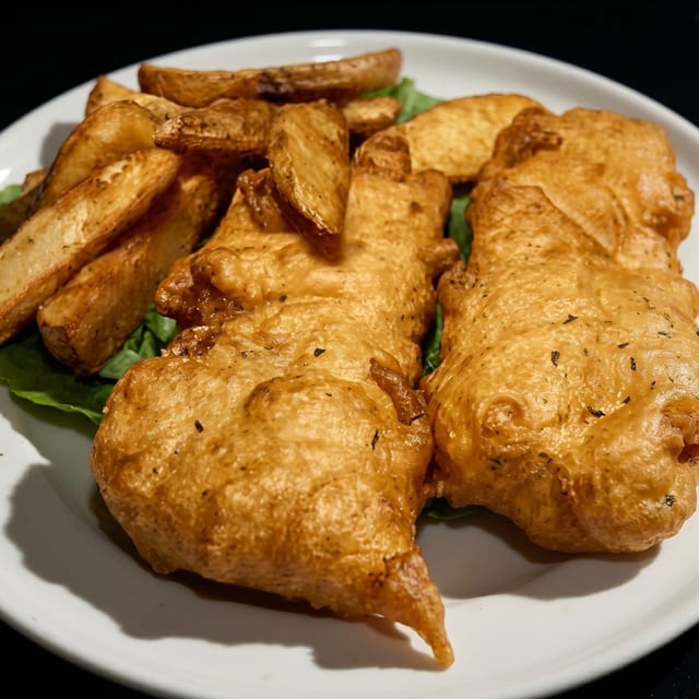 Fish and Chips.